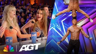 4 SURPRISING acts that STUNNED the judges  AGT 2023 [upl. by Amirak]