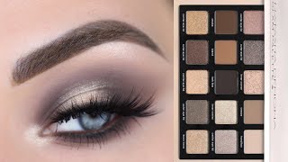 Natasha Denona Glam Palette  Cool Toned Eyeshadow Tutorial [upl. by Innavoig]