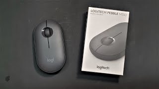 Logitech Pebble M350 Silent Wireless Mouse  Unboxing and Overview [upl. by Bremen]