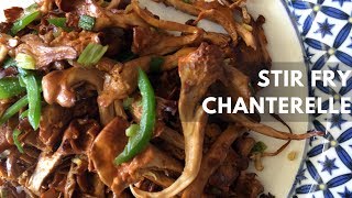 Cooking Chanterelle Mushrooms – Delicious 5 Minute Recipe [upl. by Sirah]