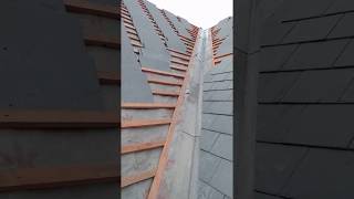 How to cut roof Slates for a valley [upl. by Hillman]