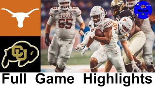 20 Texas vs Colorado Highlights  2020 Alamo Bowl  2020 College Football Highlights [upl. by Nyrehtak63]