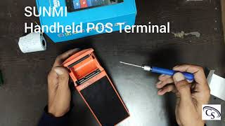 POS Terminal Handheld Machine Desassembly Test [upl. by Purvis602]