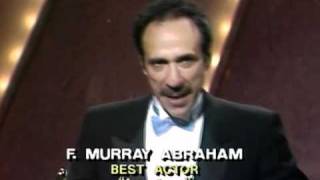 F Murray Abraham winning Best Actor [upl. by Juakn]