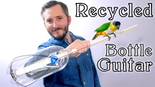 How To Make A Bottle Guitar 3 Parts and NO Tools [upl. by Bab]