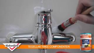 How to  Tegellak 2 Componenten  Alabastine [upl. by Alin74]