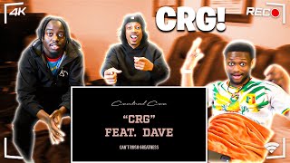 AMERICANS REACT TO CENTRAL CEE FT DAVE  CRG [upl. by Ebaj52]