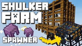 Simple Shulker Farm 114 With Spawner [upl. by Perzan933]