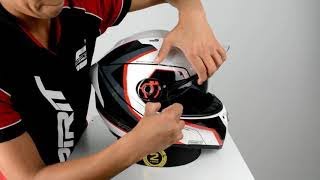 Remove Helmet Visor  How to video [upl. by Ronnie273]