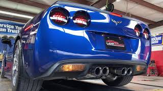 C6 Corvette SLP Loudmouth II AxleBack Stainless Exhaust [upl. by Finlay59]