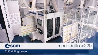 SCM morbidelli cx220  CNC drilling centre [upl. by Anesor]