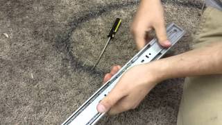 How to Fix a Soft Close Drawer Slider [upl. by Yssep649]