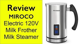 Review Miroco Milk Frother  How to make froth milk at home [upl. by Gaddi]