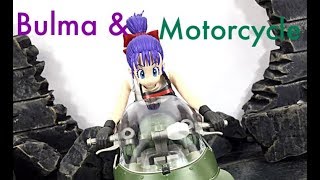 Bandai FigureRise Mechanics Dragon Ball BULMAS VARIABLE No19 MOTORCYCLE Action Figure Toy Review [upl. by Lanie]