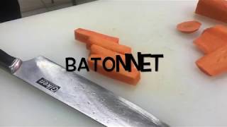 Vegetable Cutting  Batonnet [upl. by Uoliram]