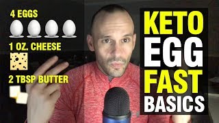 KETOGENIC EGG FAST  THE BASICS How Many Eggs [upl. by Jd]