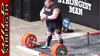 Eddie Hall Deadlift World Record 500kg 1102lbs  Includes Full Aftermath [upl. by Fabien]