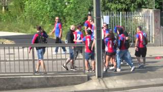 FC Bâle  FC Sion  Ambiance après la finale de la coupe 2015 [upl. by Philender]