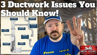 3 HVAC Ductwork ISSUES Homeowners NEED To Know [upl. by Ilonka]