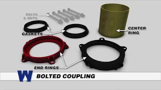 Bolted Coupling  WaterworksTrainingcom [upl. by Kennard]