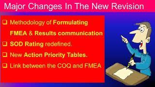 AIAG VDA FMEA HANDBOOK Major Changes In New Manual [upl. by Eirollam959]