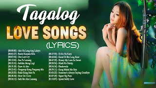 Top 20 Tagalog Love Songs 80s 90s With Lyrics Collection  Nonstop English OPM Love Songs Lyrics [upl. by Phil134]