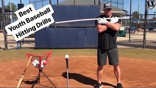 THE 7 BEST YOUTH BASEBALL HITTING DRILLS [upl. by Ardnola]