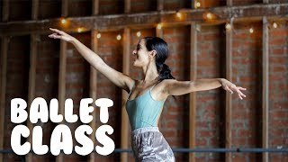 Ballet Class For Beginners  How To Do Simple Ballet Moves With trainwithkendall [upl. by Massingill]