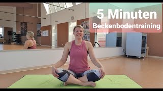 5 Minuten Beckenbodentraining [upl. by Aikal]