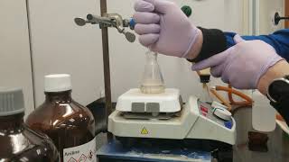 Acetylation of aniline [upl. by Esenwahs691]