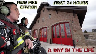 First 24 Hours in a New Fire Station  A Day in the Life [upl. by Alfi724]