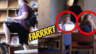 WET FART PRANK IN THE LIBRARY Feat Awkward Conversations Sharter Saturdays S02•E10 [upl. by Eikcuhc]