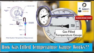 How gas filled Temperature Gauge Works Engineers Academy [upl. by Nylkaj]