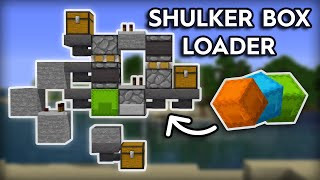 Minecraft Shulker Box LoaderFiller Build Tutorial  Easy and Tileable 115 [upl. by Berner]