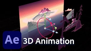 How to create 3D animation in After Effects [upl. by Akimehs]