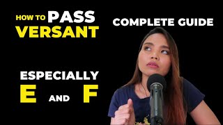 Versant Tips How to Pass the Versant Test Part A to F [upl. by Faruq549]