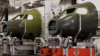 How does Bombardier build their aircraft ✪ Factory Tour [upl. by Peck]