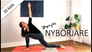 30 MIN Yoga för nybörjare  Annas yoga studio [upl. by Erdrich979]