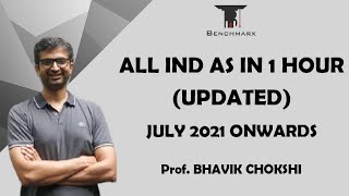 ALL IND AS IN 1 HOUR UPDATED  JULY 2021 ONWARDS [upl. by Ynatsed38]