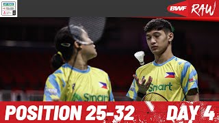 BWF World Junior Mixed Team Championships 2024  Latvia vs Philippines  Position 2532 [upl. by Cinnamon]