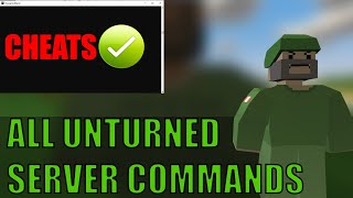 ALL VANILLA UNTURNED SERVER COMMANDS  UNTURNED CONFIG HOW TO CUSTOMIZE YOUR UNTURNED SERVER PART 1 [upl. by Mill903]