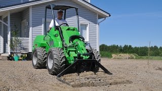 Avant Mini Loaders in Landscaping [upl. by Ebba]