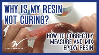 My top tips for reasons why your resin isn’t curing Bendy sticky epoxy resin [upl. by Tarr]