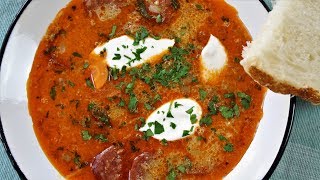 Hungarian Lentil Soup Lencseleves [upl. by Yrhcaz604]