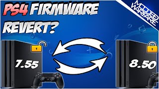 PS4 Firmware Revert Overview [upl. by Atikehs939]