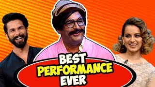 Rajesh Aroras Best Performance Ever with Shahid Kapoor and Kangana Ranaut  The Kapil Sharma Show [upl. by Atiral557]