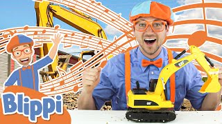 Im An Excavator  Blippi Digger Song  Educational Songs For Kids [upl. by Deedahs411]