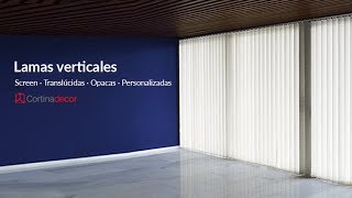 Cortinas verticales para las ventanas [upl. by Eimmaj182]