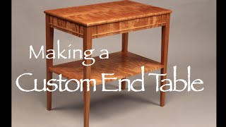 End Table Building Process Doucette and Wolfe Furniture Maker [upl. by Emmit]