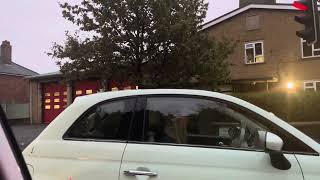 Us driving past Redhill Park Fire Station 01112024 [upl. by Nimzay]